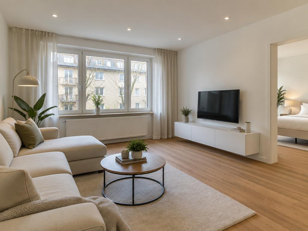 Wohnzimmer komplett erneuert