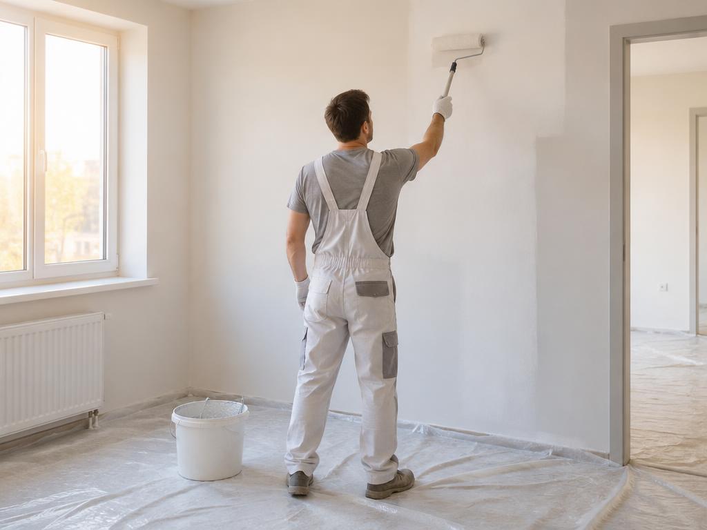 Renovierungsarbeiten in einer Wohnung